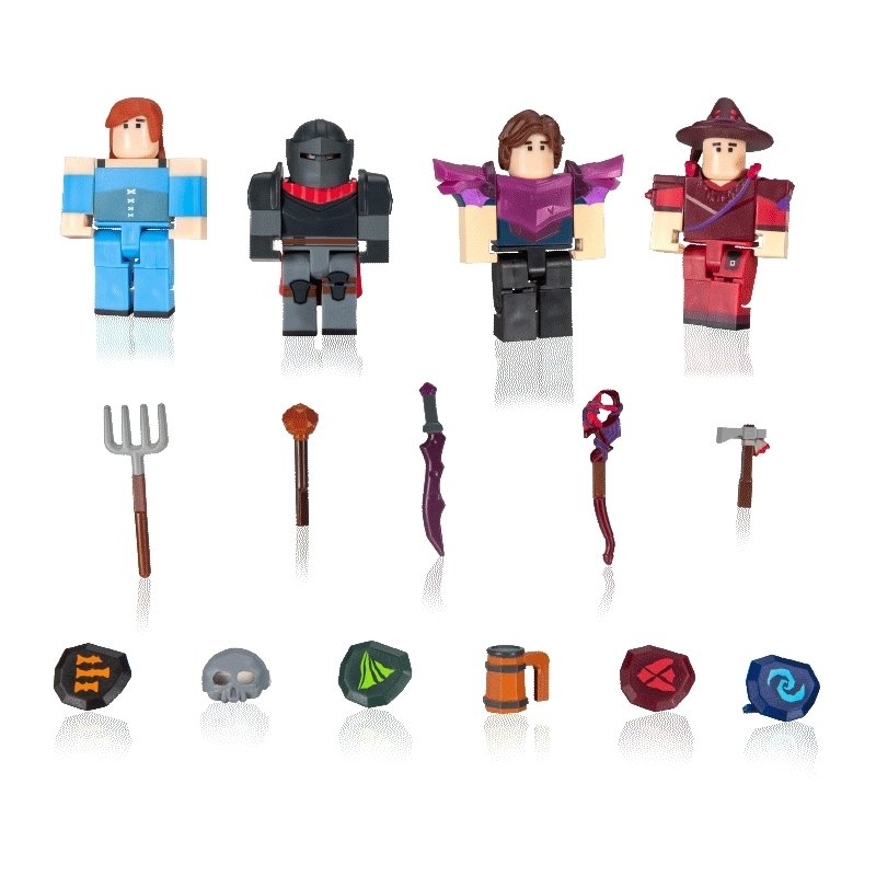 

Jazwares Roblox Four Figure Pack Vesteria: Dark Forest W5 (ROG0165), Разноцветный