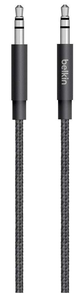 

BELKIN jack 3.5mm - jack 3.5mm Premium 1.2m black (AV10164BT04-BLK), Чёрный