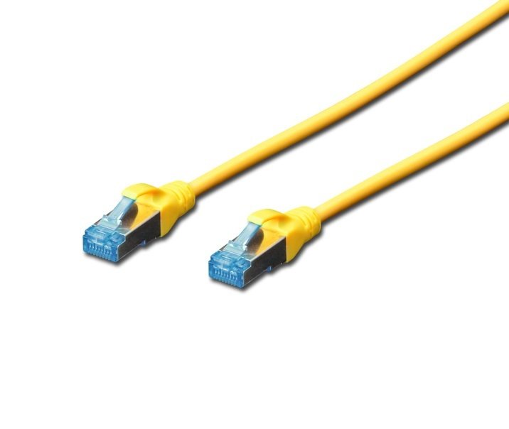 

DIGITUS cat.5e, SF-UTP, 3м, AWG 26/7, желтый (DK-1531-030/Y)