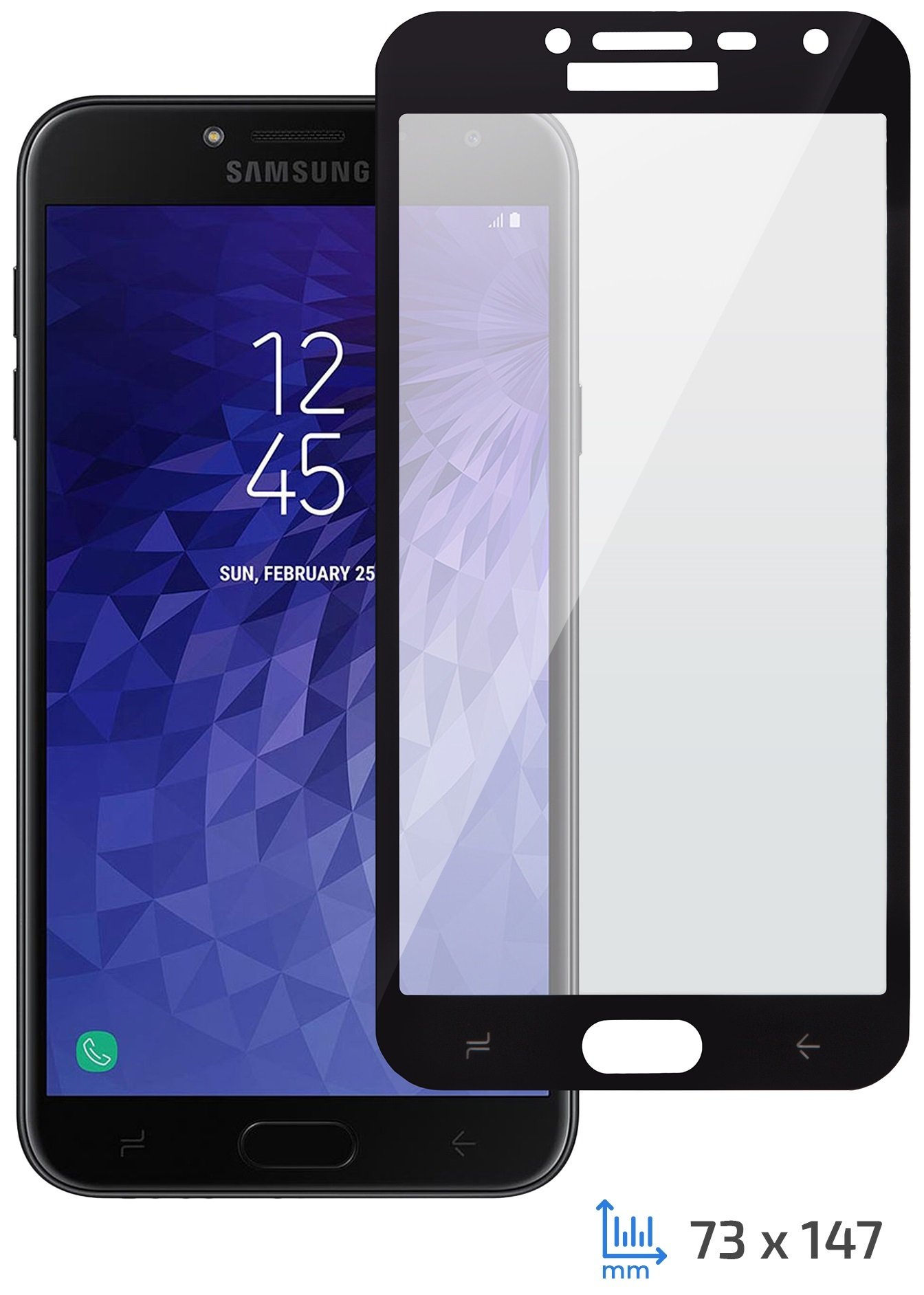 

2E Samsung Galaxy J4 SM-J400 Black, 0.33mm, 2.5D (2E-TGSG-J418-25D-BB)
