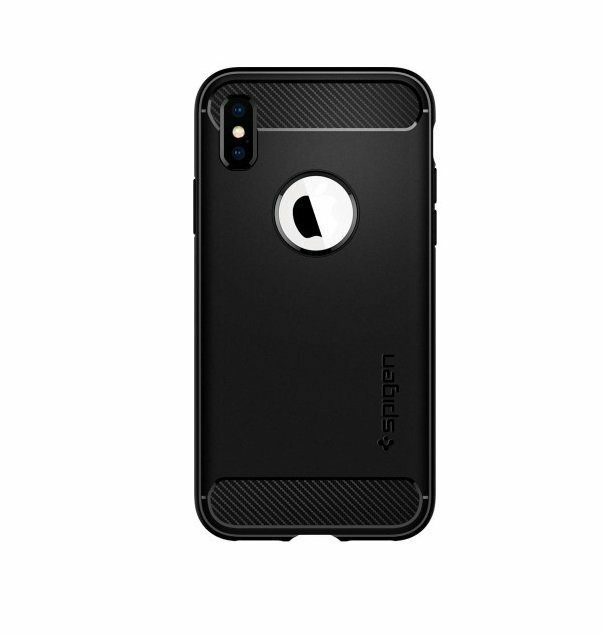 

Spigen для iPhone XS/X Rugged Armor Matte Black (063CS25113), Чёрный