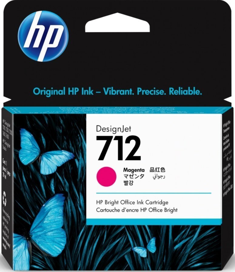 

HP No.712 DesignJet Т230/Т630 Magenta 29ml (3ED68A)
