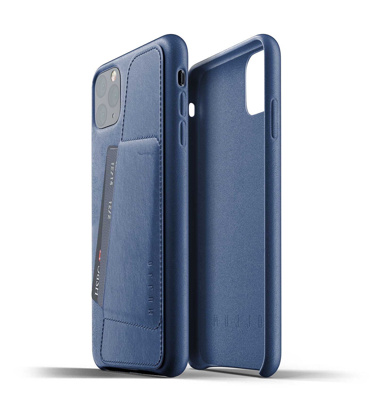 

MUJJO для iPhone 11 Pro Max Full Leather Wallet Monaco Blue (MUJJO-CL-004-BL)