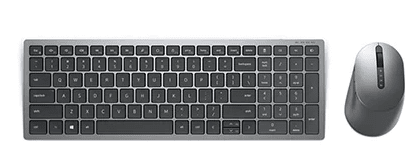 

DELL Multi-Device Wireless Keyboard and Mouse KM7120W Russian (580-AIWS), Cерый