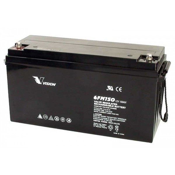

VISION 12V 150Ah (6FM150E-X)