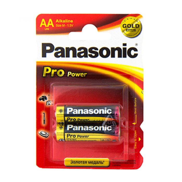 

PANASONIC PRO POWER AA BLI 2 ALKALINE (LR6XEG/2BPR)