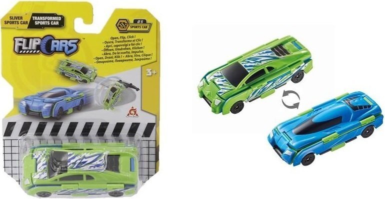 

Flip Cars 2 в 1 Спорткар обломок и Спорткар трансформер (EU463875B-05), Разноцветный