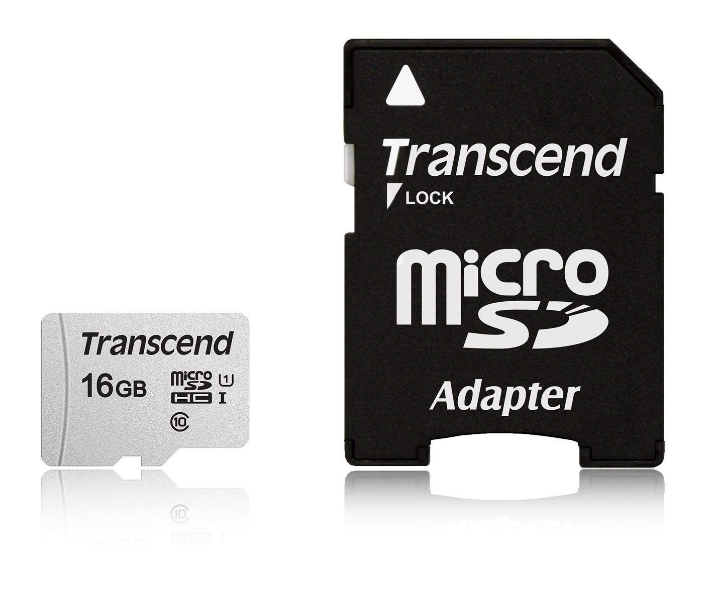 Акція на TRANSCEND microSDHC 300S 16GB UHS-I U1 + ad (TS16GUSD300S-A) від Repka