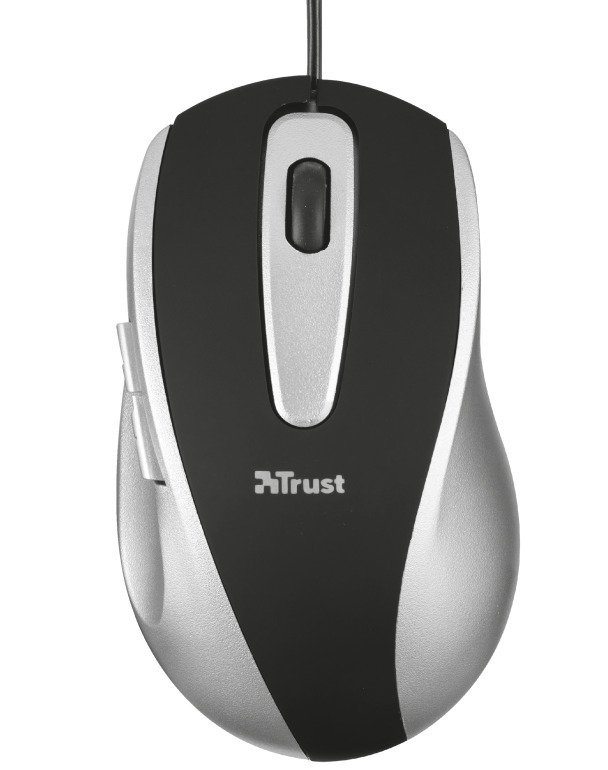 

TRUST EASYCLICK MOUSE BLACK (16535), Серебристый