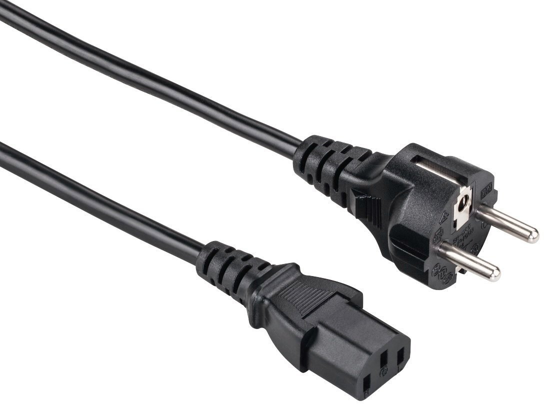 

HAMA Schuko-3 pin 1.5м Black (44219), Чёрный