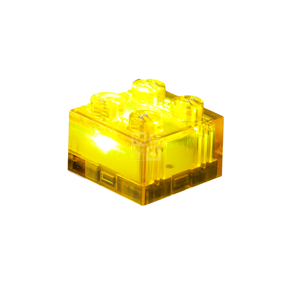 

LIGHT STAX с LED подсветкой Transparent желтый 1 эл. 2х2 (LS-S11904-02), Жёлтый