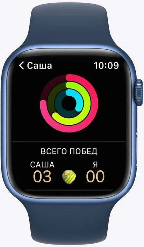 

APPLE Watch Series 7 Blue 45mm Abyss Blue Band (MKN83UL/A)