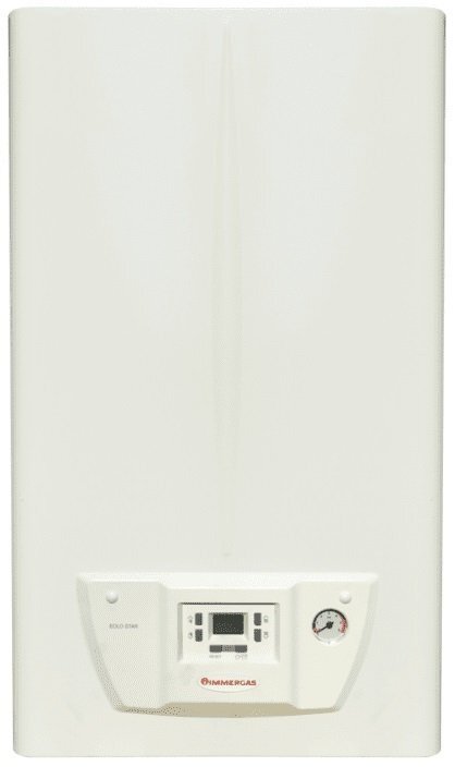 

IMMERGAS двухконтурный, турбированный, 24 кВт, с дымоходом в ком (Eolo-Star-24-4-E)