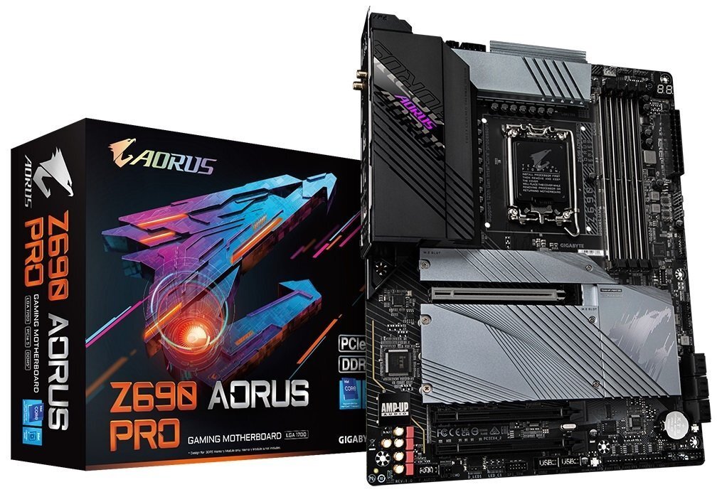 

GIGABYTE Z690 AORUS PRO, Чёрный