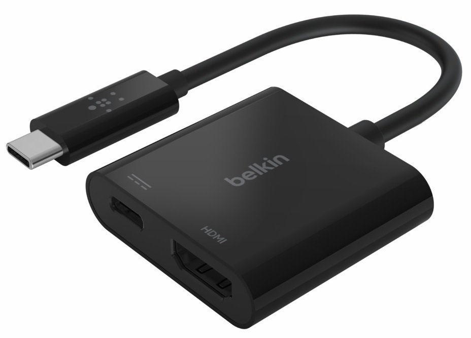 

BELKIN USB-C - HDMI 60W PD, black (AVC002BTBK), Чёрный