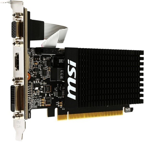 Акция на MSI GeForce GT710 (GT 710 1GD3H LP) от Repka