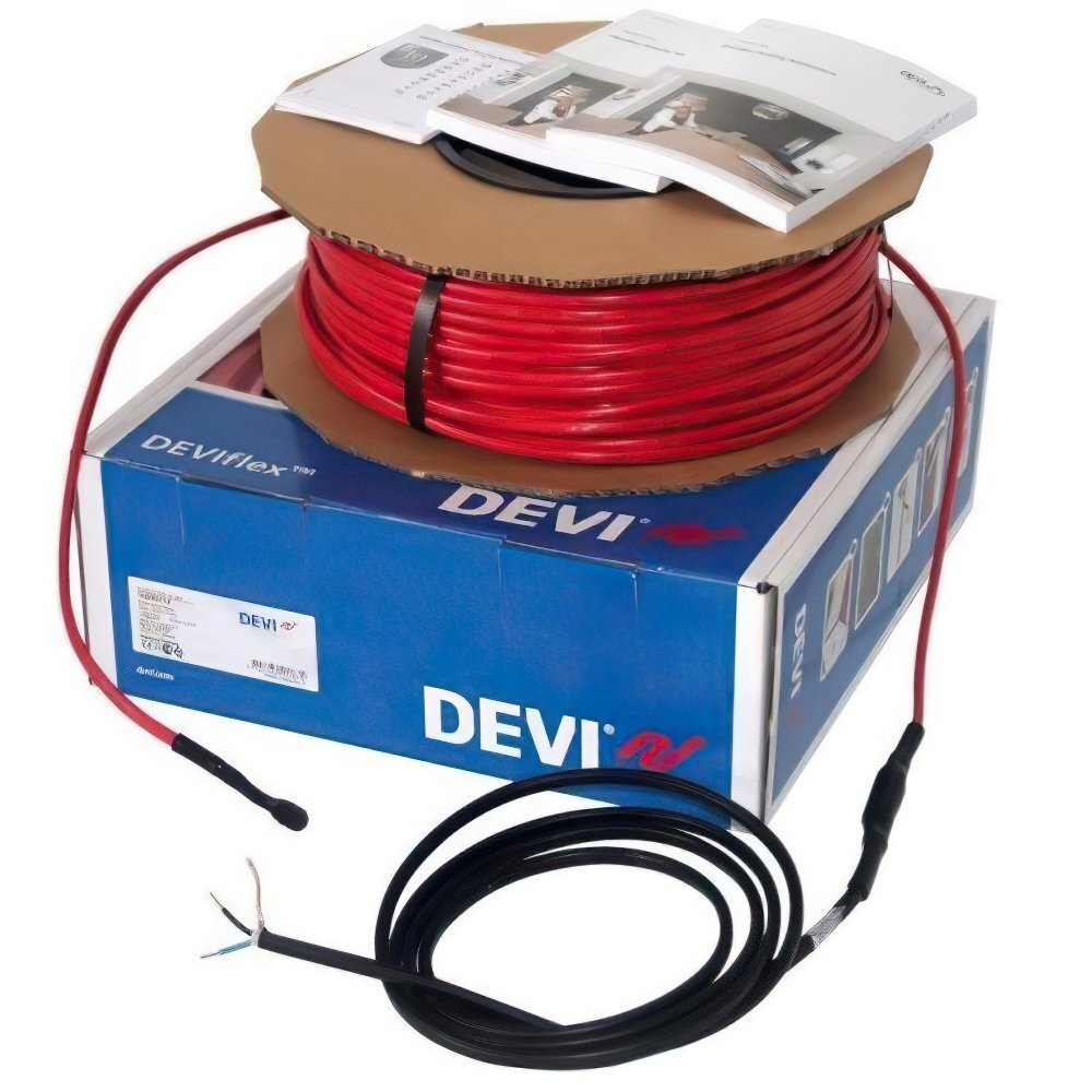 

DEVI Flex двухжильный нагревательный кабель 18T 12.8м (140F1400), Жёлтый