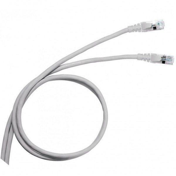 

LEGRAND RJ45, кат. 5e, F/UTP, ПВХ серый, 2.0 м, LCS2 (051641)