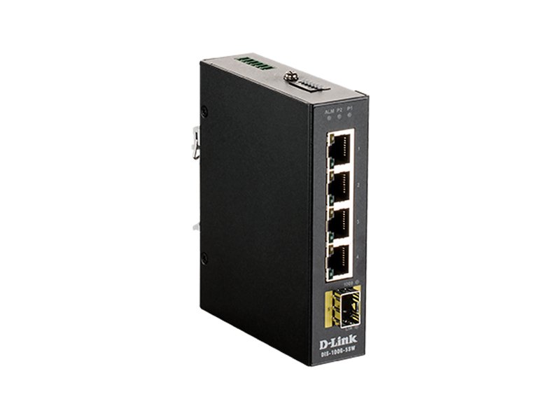 

D-Link DIS-100G-5SW 4xGE, 1xSFP (DIS-100G-5SW