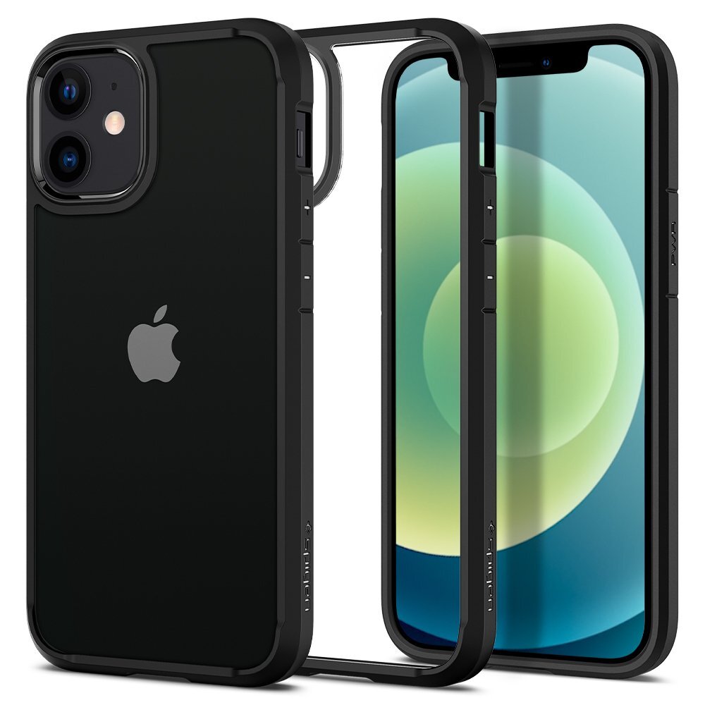 

Spigen для iPhone 12 mini Crystal Hybrid Matte Black (ACS01543), Чёрный