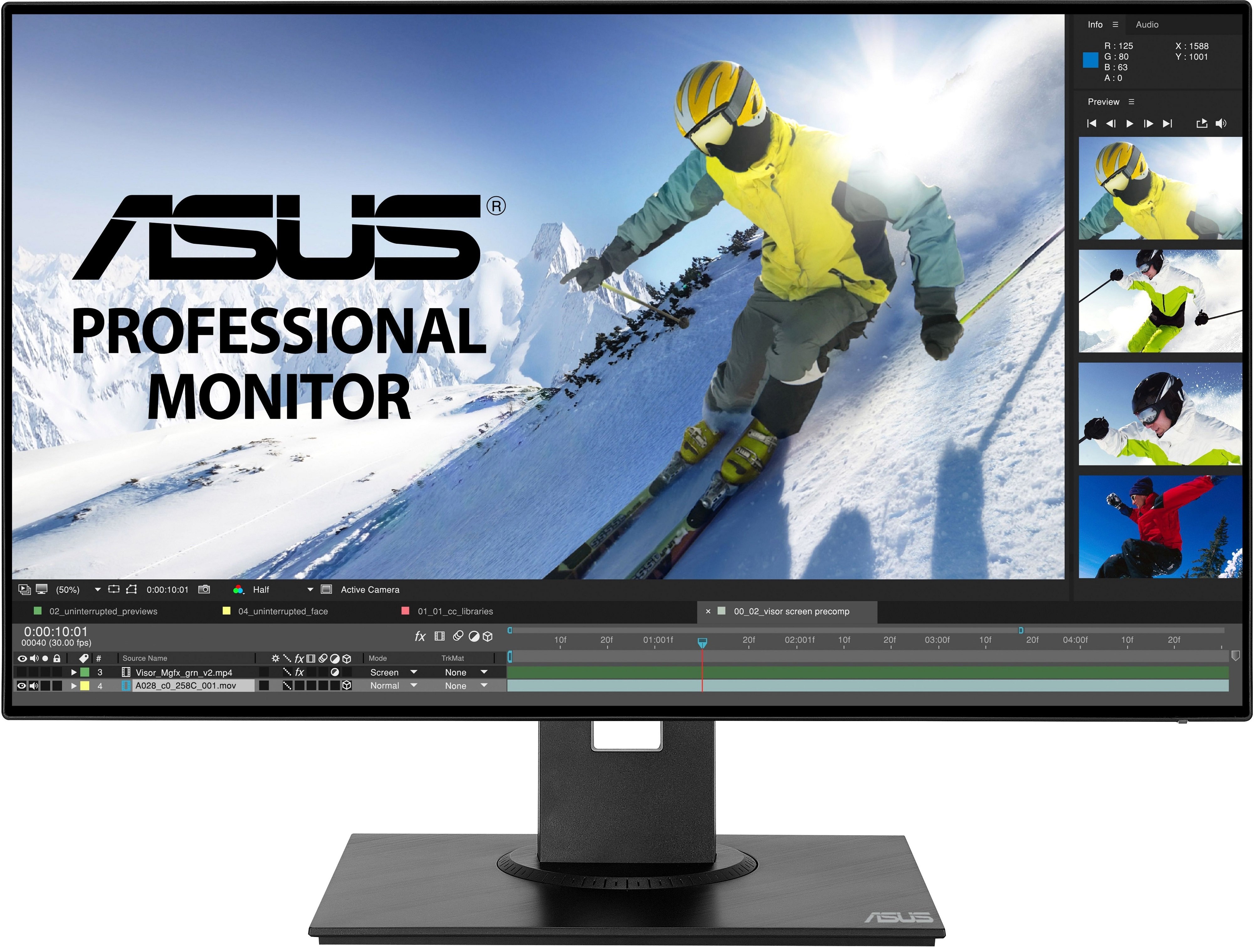 

ASUS PB247Q, Чёрный
