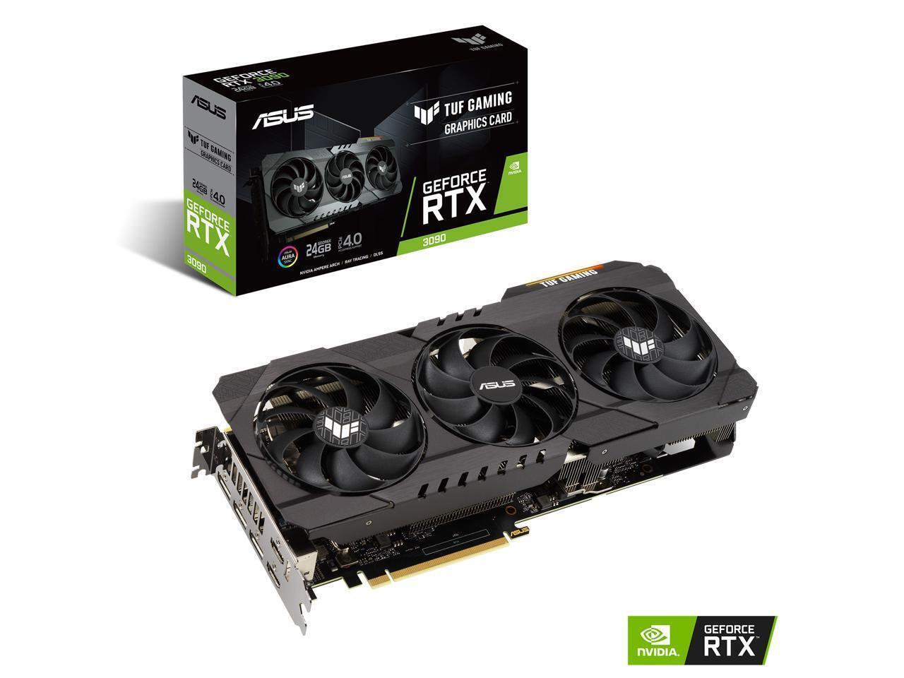 

ASUS GeForce RTX3090 24GB GDDR6X TUF GAMING OC (TUF-RTX3090-O24G-GAMING)