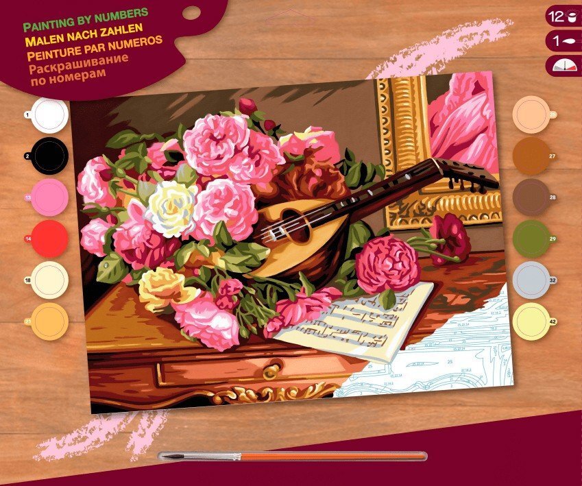 

Sequin Art PAINTING BY NUMBERS SENIOR Romantic Bouquet (SA1037)