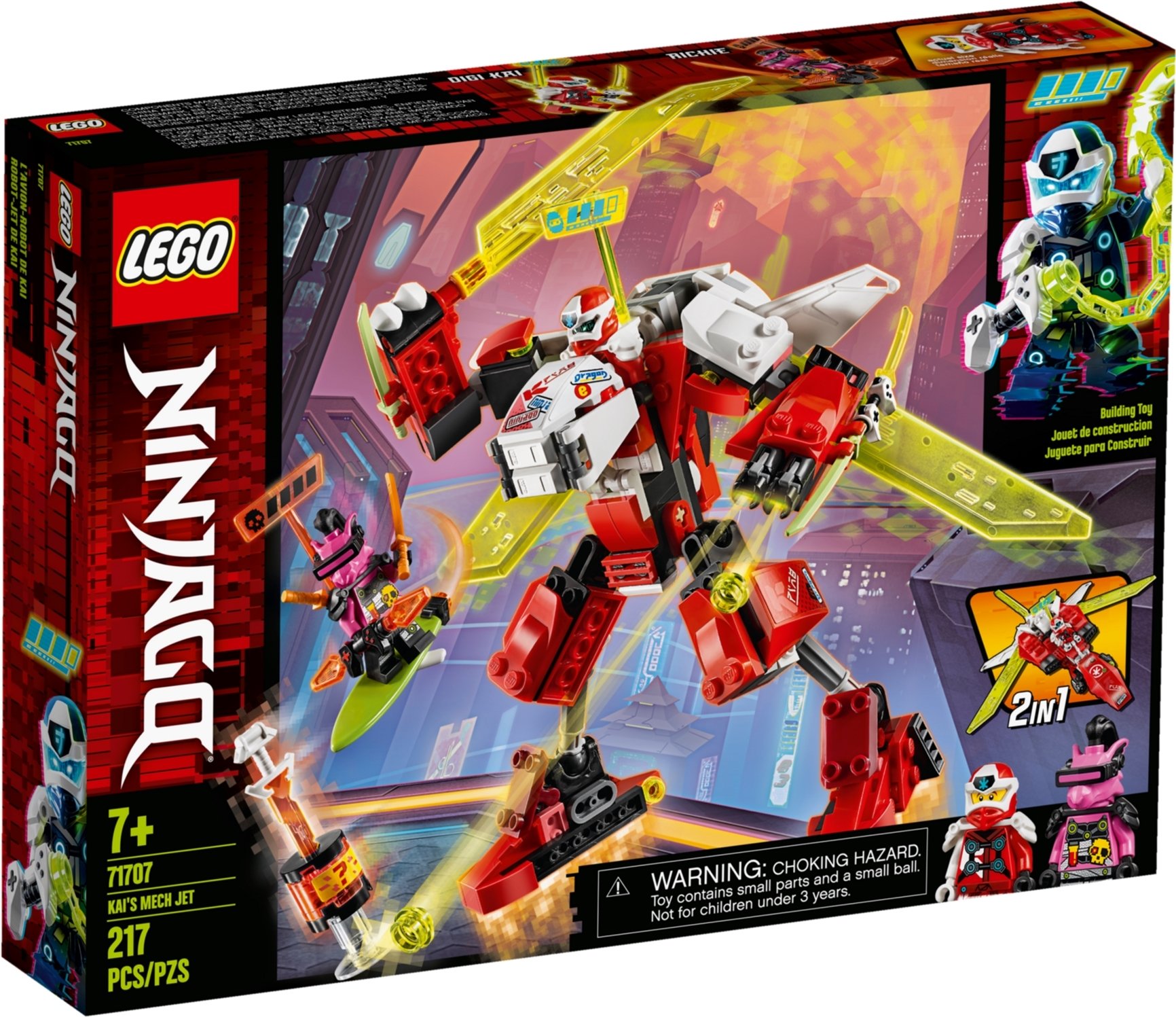 

LEGO Ninjago Реактивный самолёт Кая (71707)