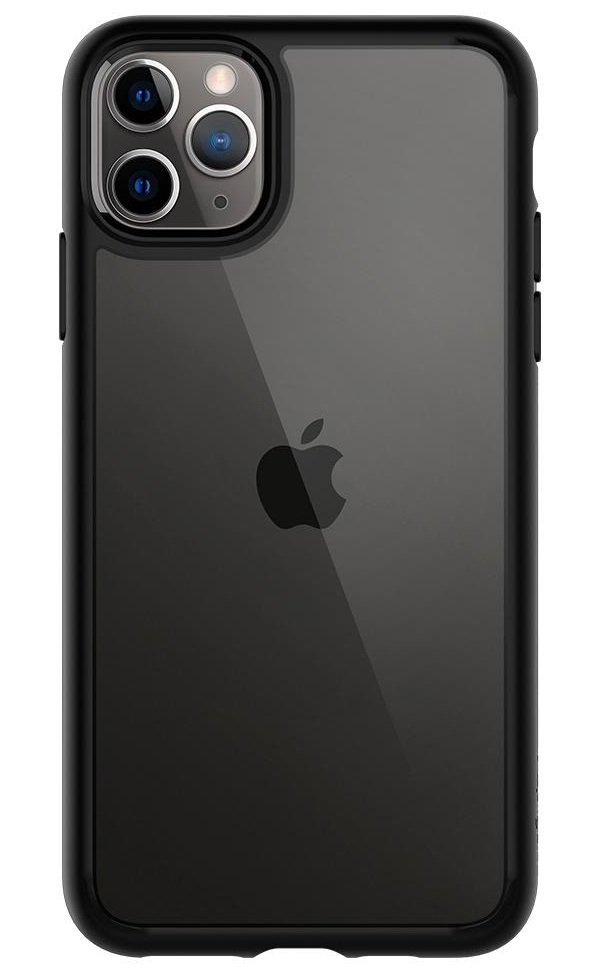 

Spigen для iPhone 11 Pro Max Ultra Hybrid Matte Black (075CS27136), Прозрачный