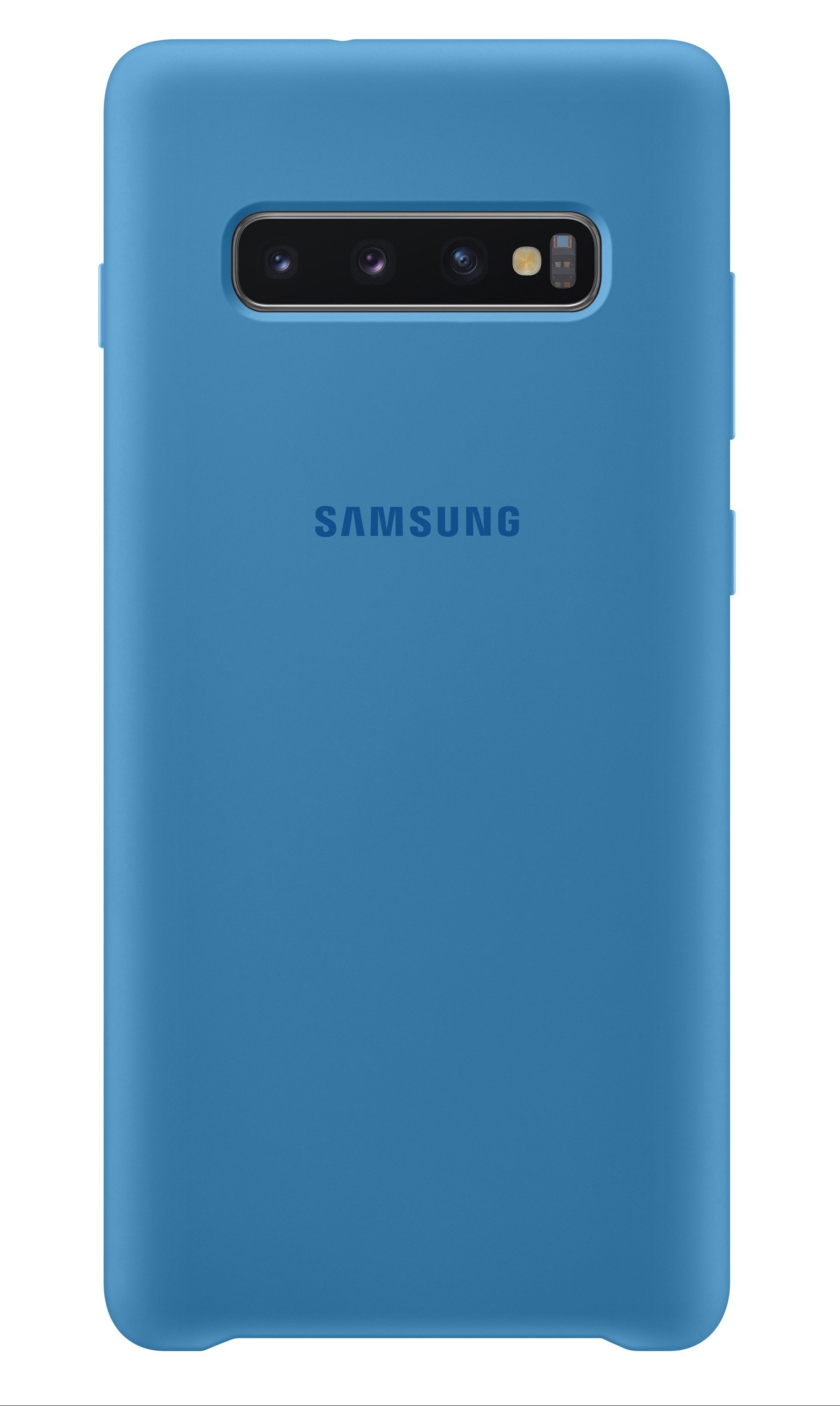 

SAMSUNG для S10+ (G975) Silicone Cover Blue (EF-PG975TLEGRU, Синий
