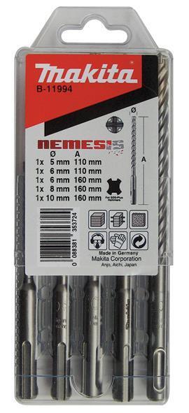 

MAKITA SDS-Plus Nemesis. 5 шт. (B-11994)
