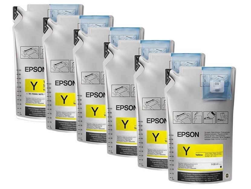 

EPSON SC-F6300 UltraChrome DS Yellow 1Lx6packs (C13T46D440)