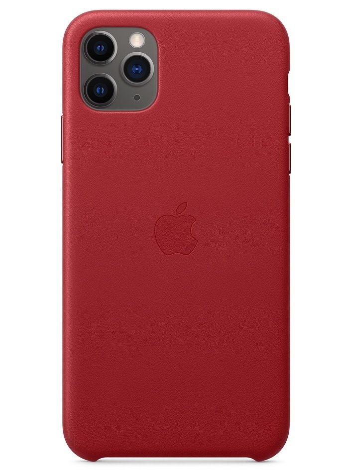 

APPLE для iPhone 11 Pro Max Leather Case (PRODUCT)RED (MX0F2ZM/A), Красный