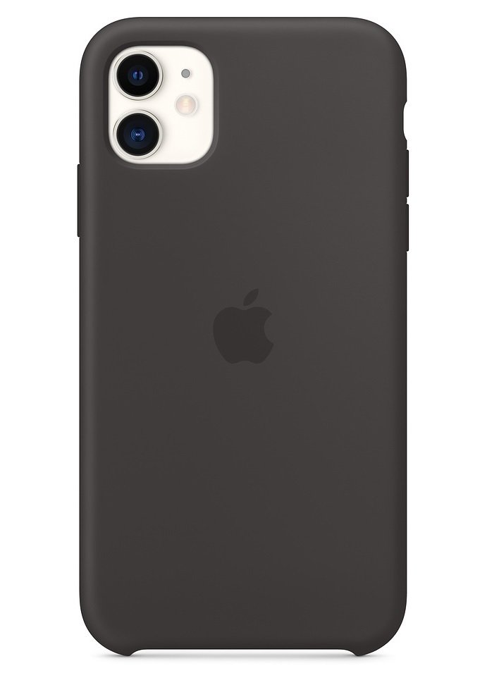 

APPLE для iPhone 11 Silicone Case Black (MWVU2ZM/A), Чёрный