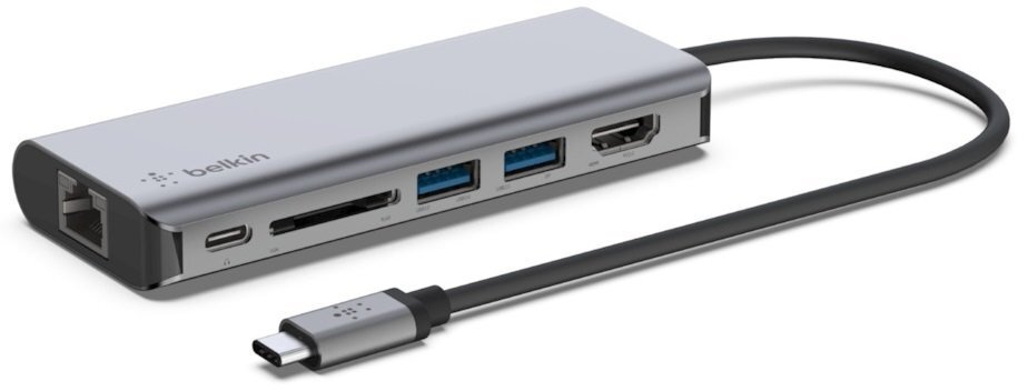 

BELKIN USB-C 6in1 Multiport Dock (AVC008BTSGY)