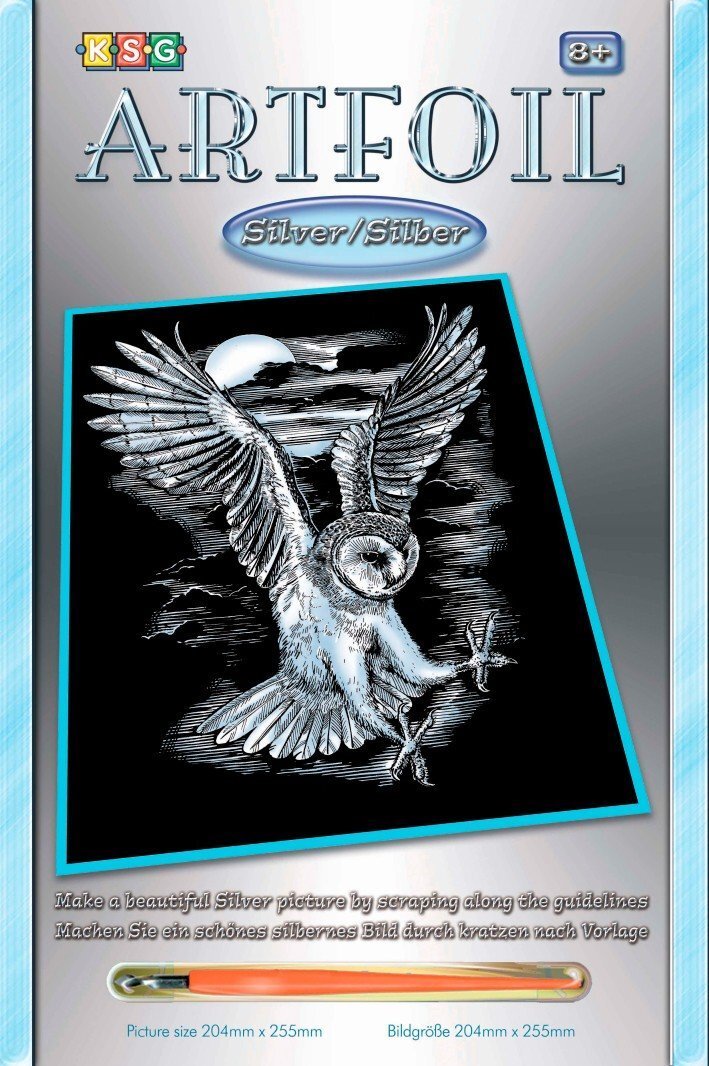 

Sequin Art ARTFOIL SILVER Barn Owl (SA0537)
