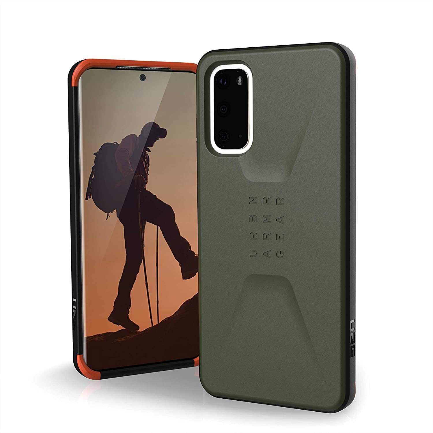 

UAG для Galaxy S20+ Civilian Olive Drab (21198D117272), Оливковый