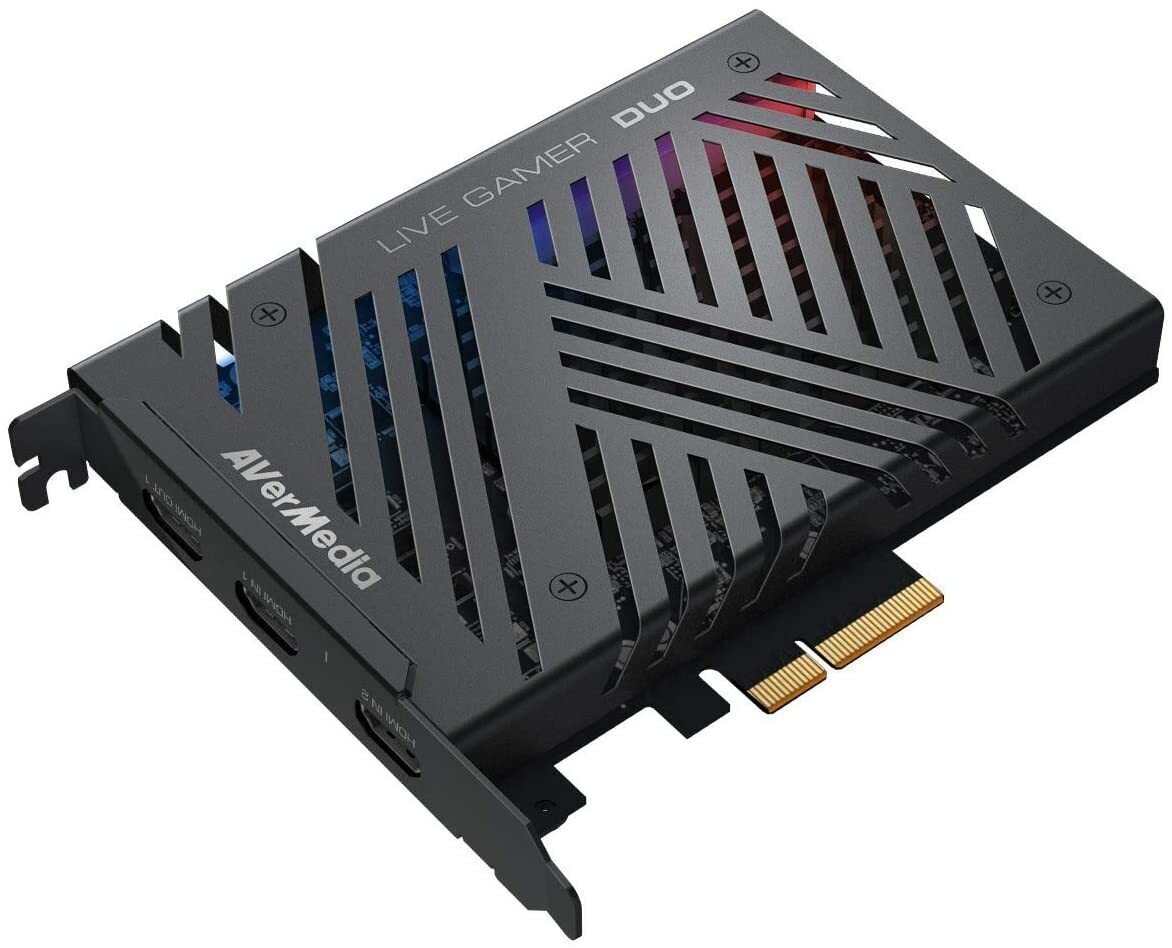 

AVerMedia Карта захвата видео Live Gamer Duo GC570D Black (61GC570D00A5), Чёрный