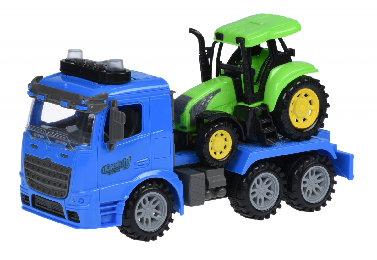 

Same Toy Truck Тягач синий с трактором со светом и звуком (98-613AUt-2)