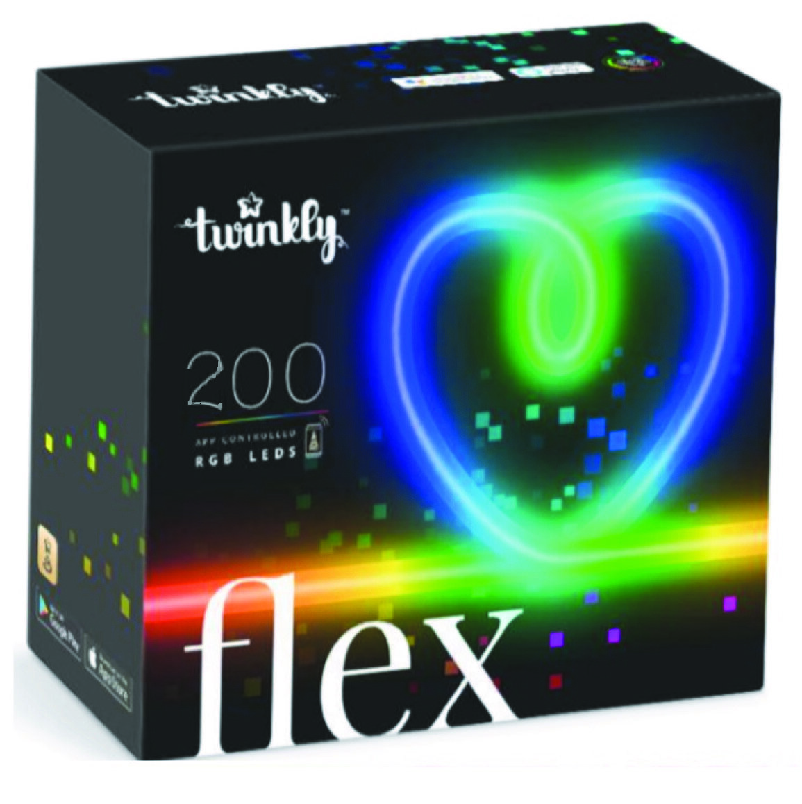 

Twinkly Flex RGB 200, Gen II, IP20, длина 3м (TWFL200STW-WEU)