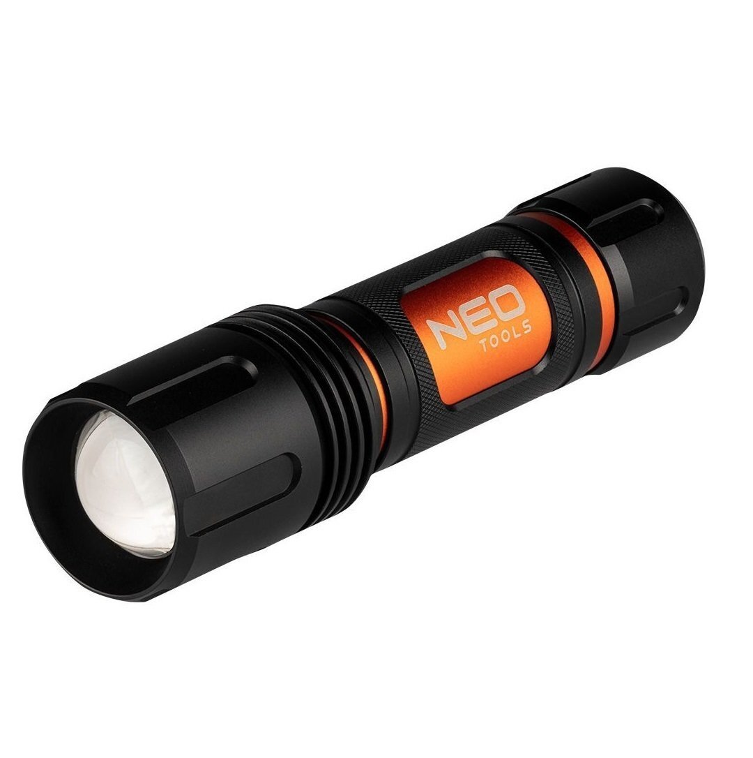 

NEO, 20Вт, 1500 люмен, LED CREE XHP50.2 LED, 3 функции освещения, IPX4, 6xAA (99-036), Чёрный