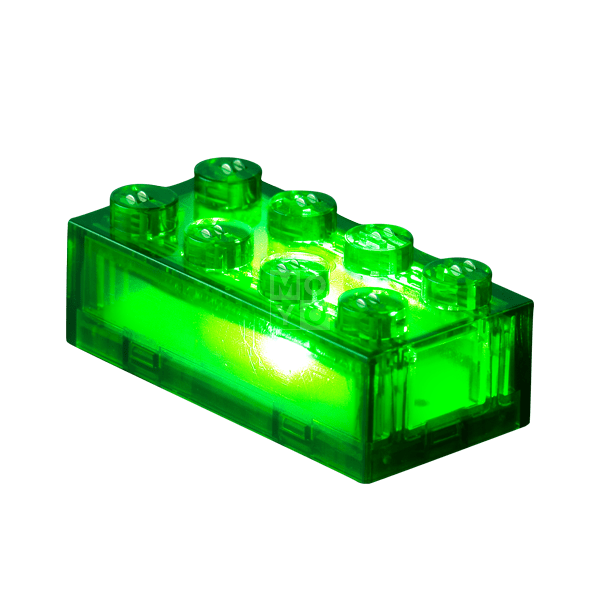 

LIGHT STAX с LED подсветкой Transparent зеленый 1 эл. 4х2 (LS-S11903-04), Зелёный