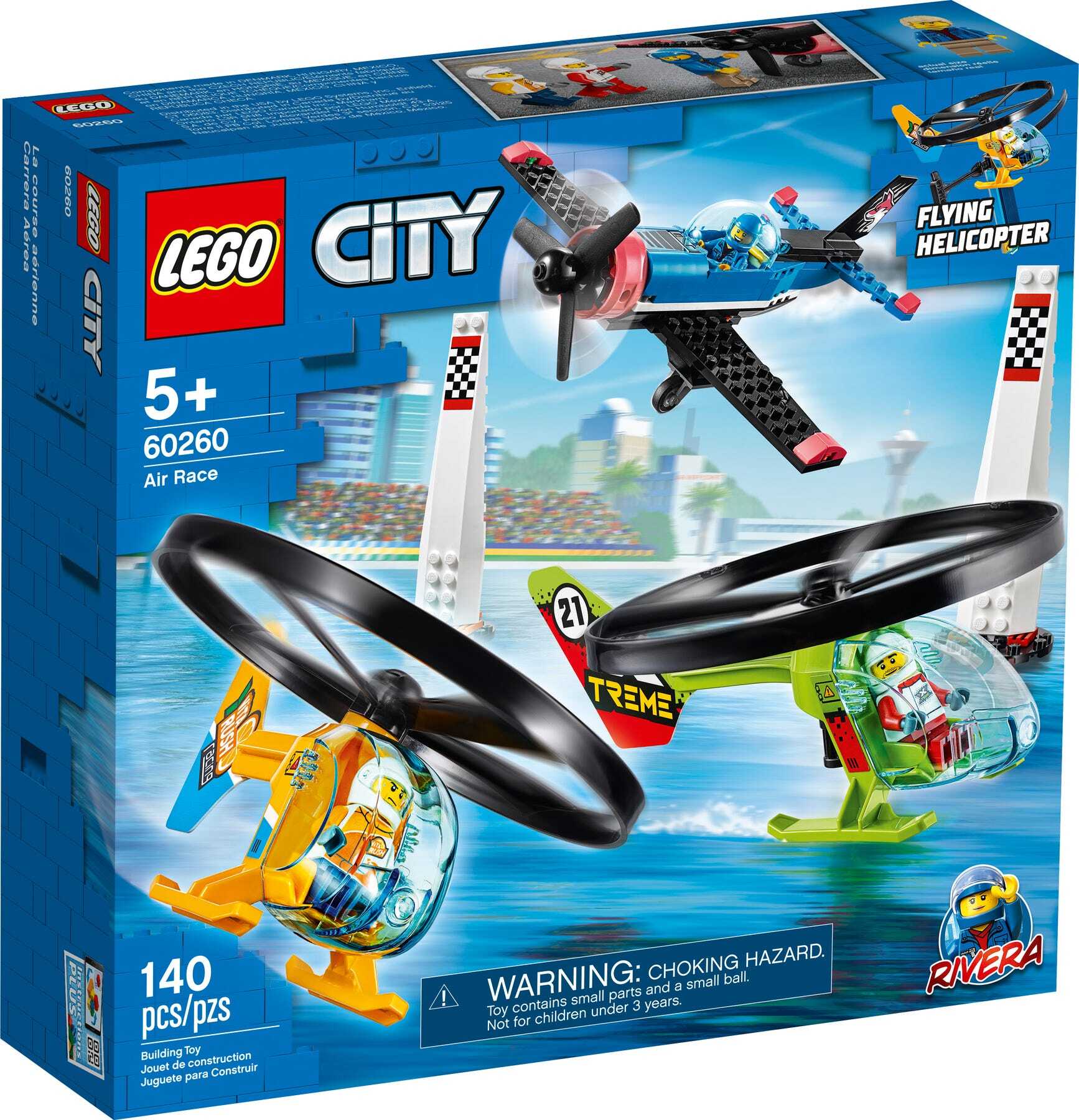 

LEGO CITY In/Out 2020 Воздушная гонка (60260)