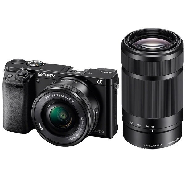 

SONY Alpha 6000 Kit (16-50mm + 55-210mm) Black, Чёрный