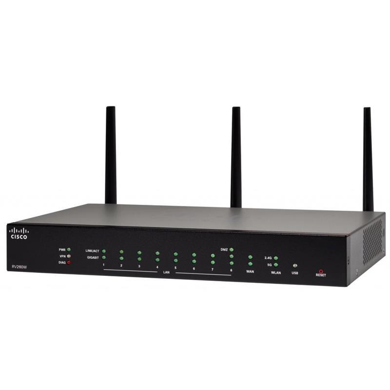 

Cisco RV260W Wireless-AC VPN Router (RV260W-E-K9-G5)