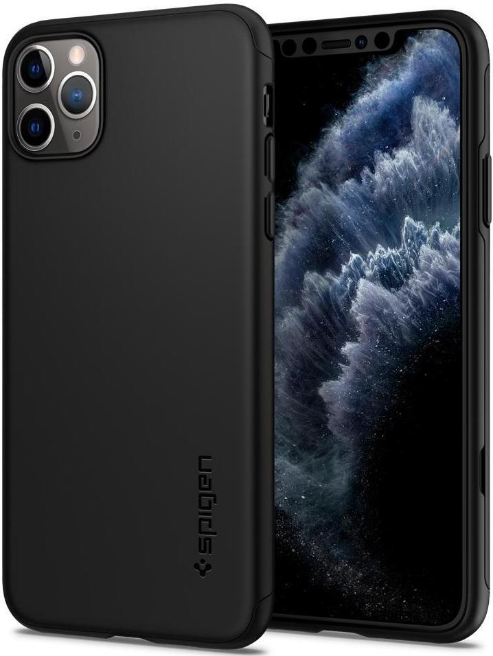 

Spigen для iPhone 11 Pro Max Thin Fit Classic Black (075CS27432), Чёрный