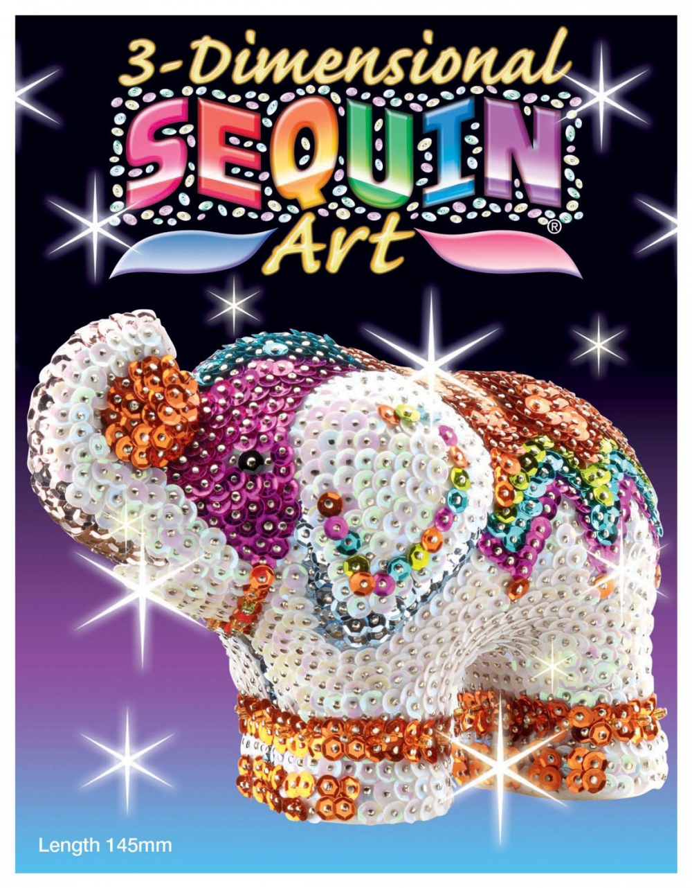 

Sequin Art 3D Elephant (SA1121), Разноцветный