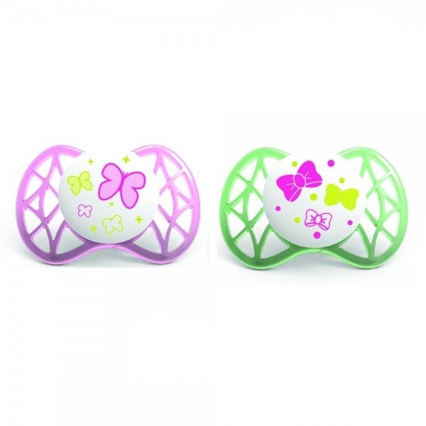 

NUVITA Air 0м+ 2шт. для девочки (NV7061Girl), Розовый|салатовый