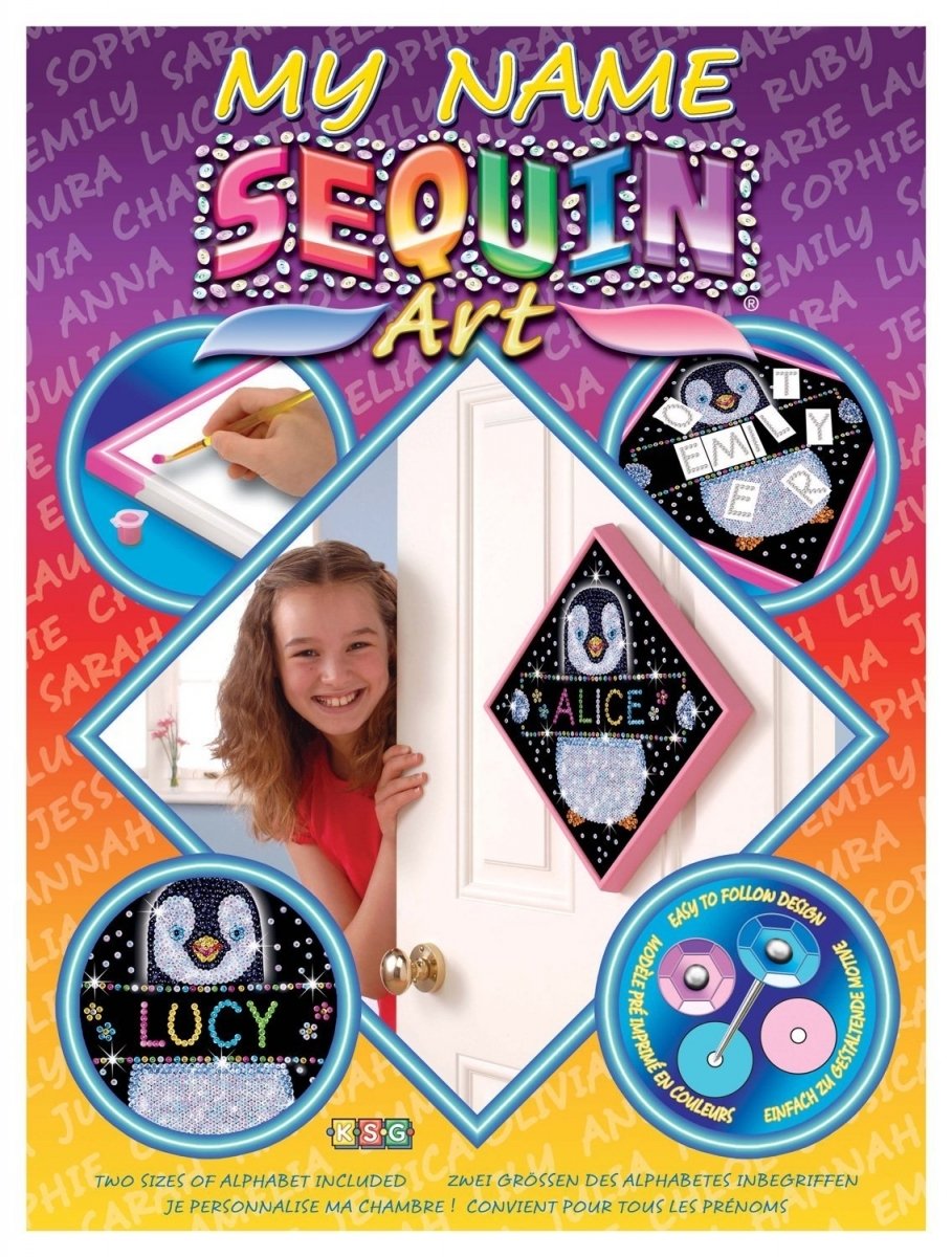 

Sequin Art MY NAME Penguin (SA1206)