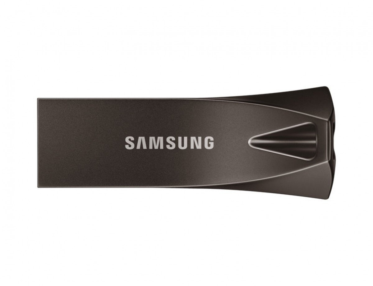 Акція на SAMSUNG 64GB USB 3.1 Bar Plus Titan Gray (MUF-64BE4/APC) від Repka